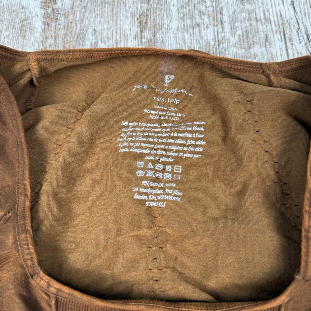 Free People Good Karma Bodysuit Sz XS/S - Picture 3 of 8
